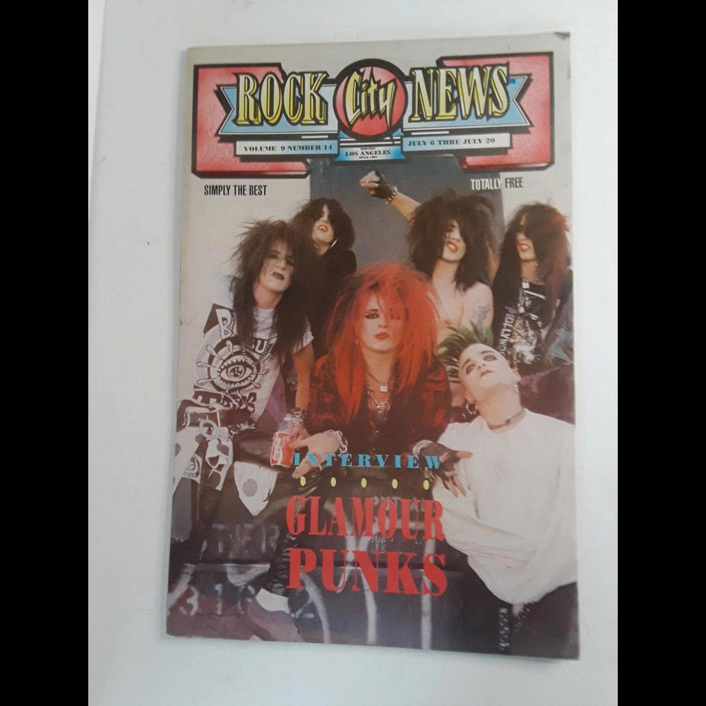 Vintage Rock City News Los Angeles , California 1990's July Volume 9 Number 14